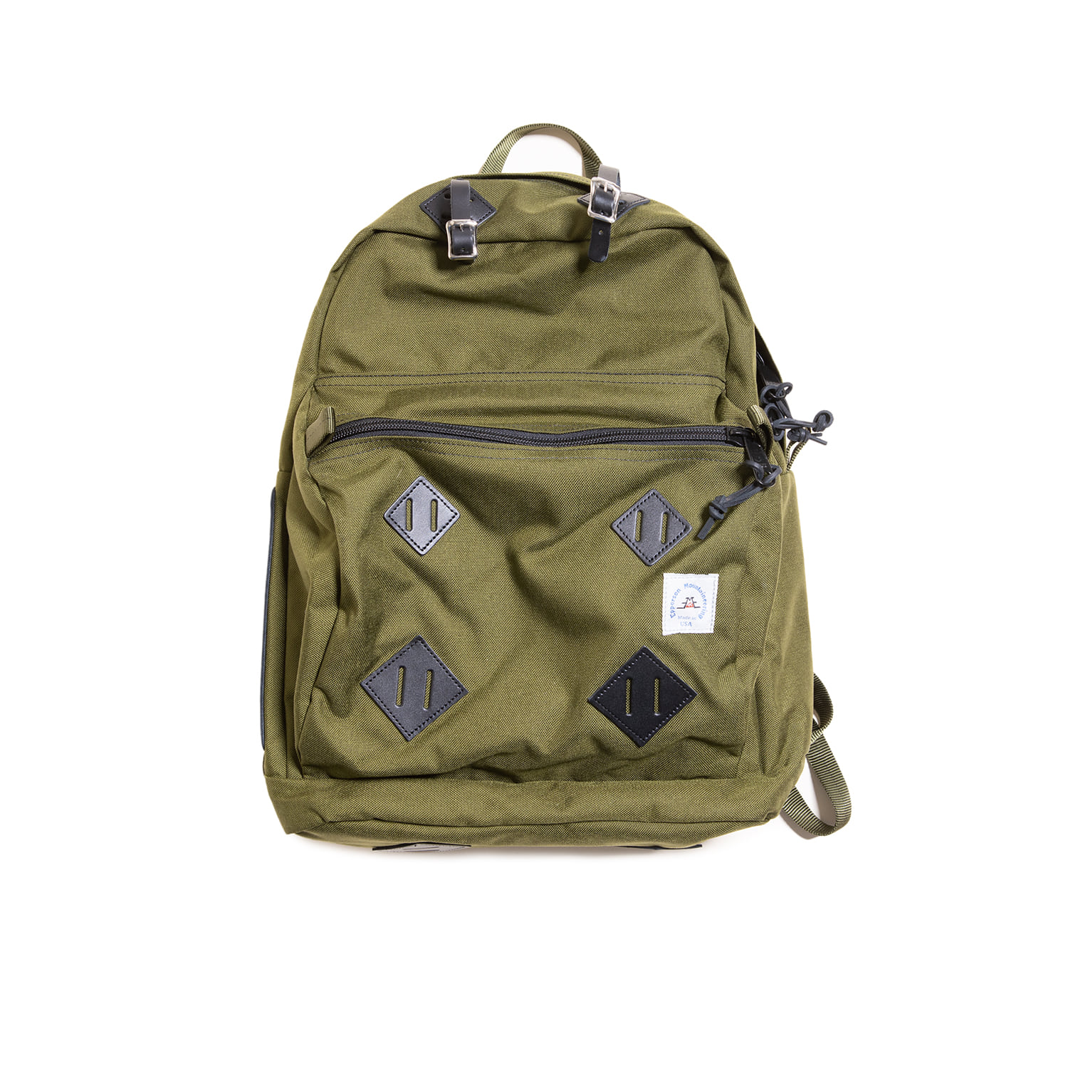 Day Pack With Leather Patch &quot;MOSS&quot;