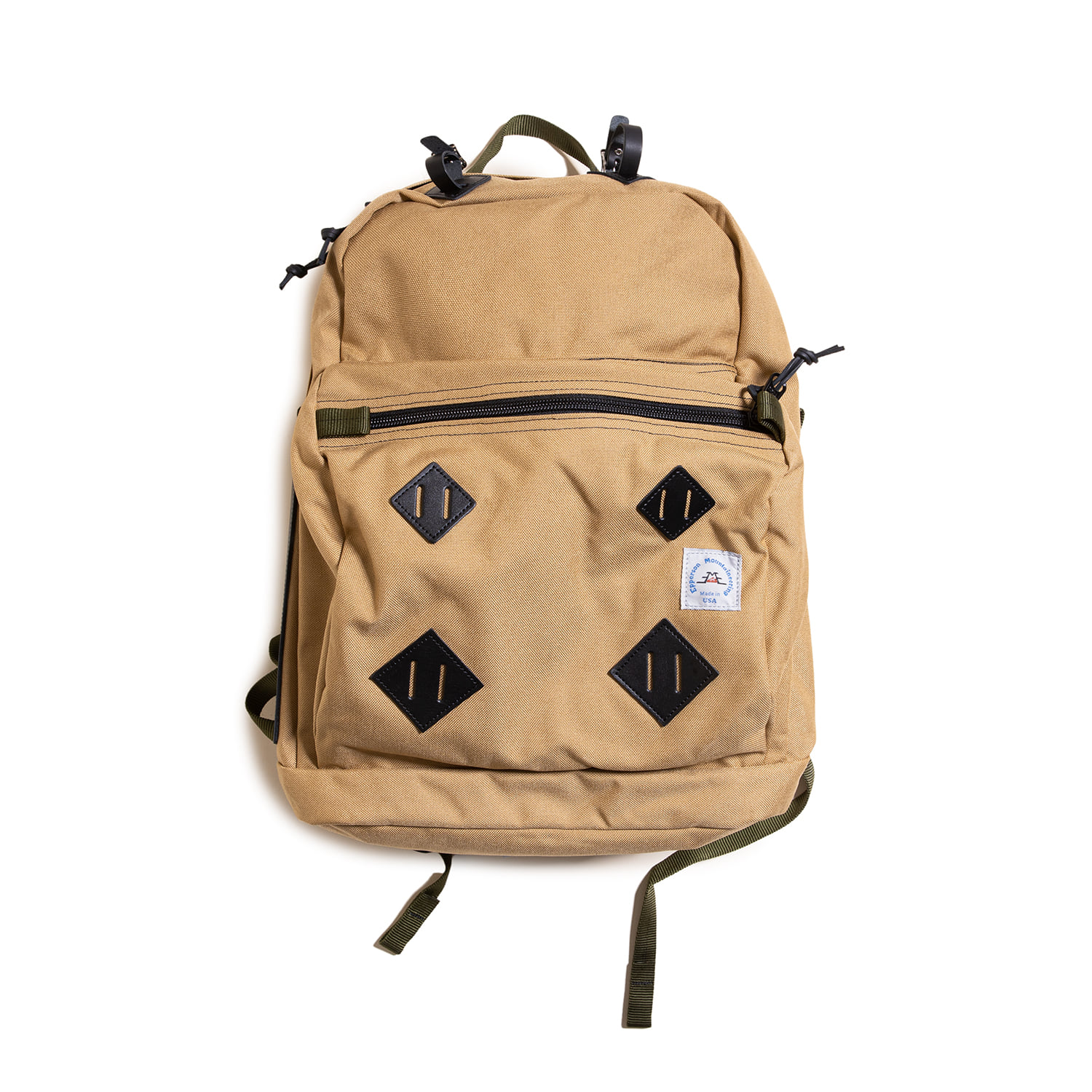 Day Pack With Leather Patch &quot;SANDSTONE&quot;