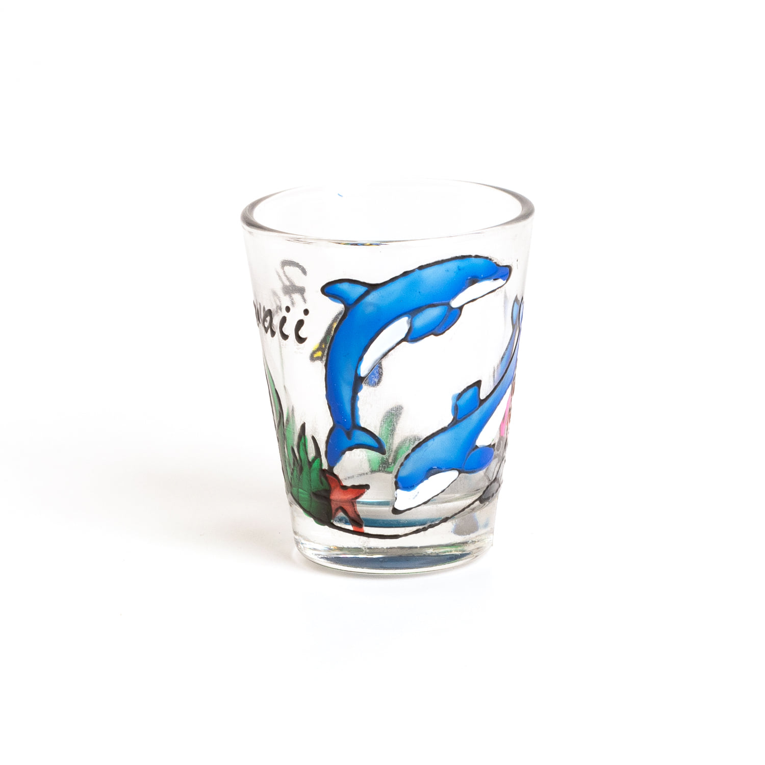 Shot Glass &quot;DOLPHINS&quot;50% END OF YEAR SALE