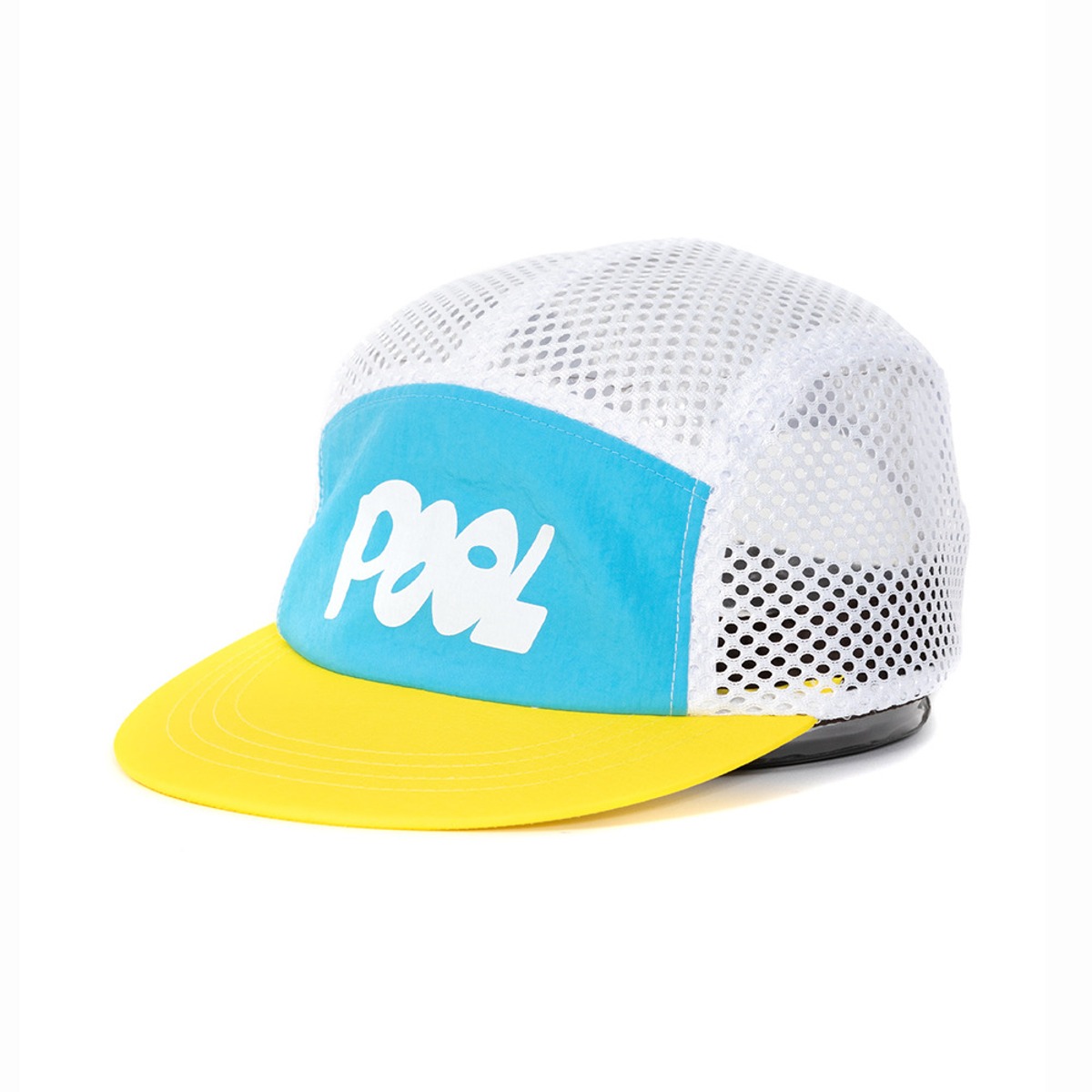 LIFE IS COOL RUNNERS CAP (TURQUOISE &amp; YELLOW)