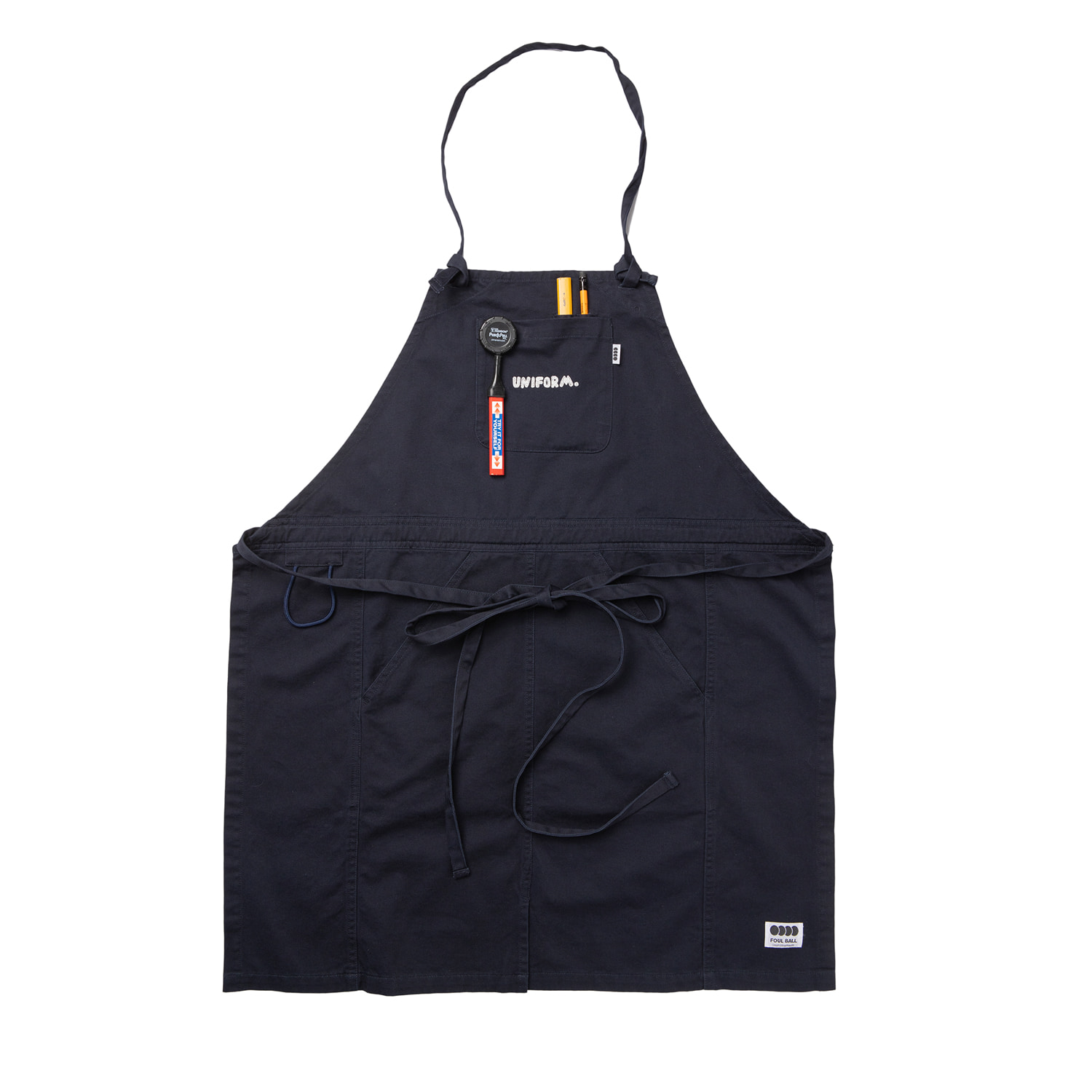 Washed 2 Way Apron &quot;NAVY&quot;SEASON OFF