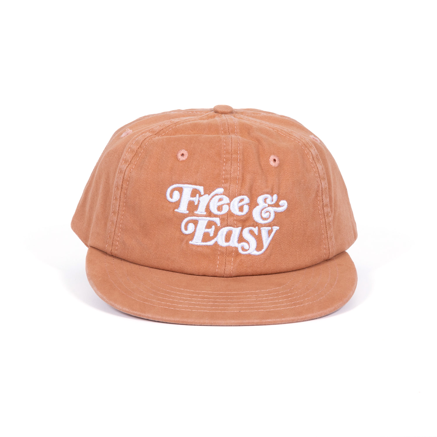 Free &amp; Easy Washed Hat &quot;TERRACOTTA&quot; 