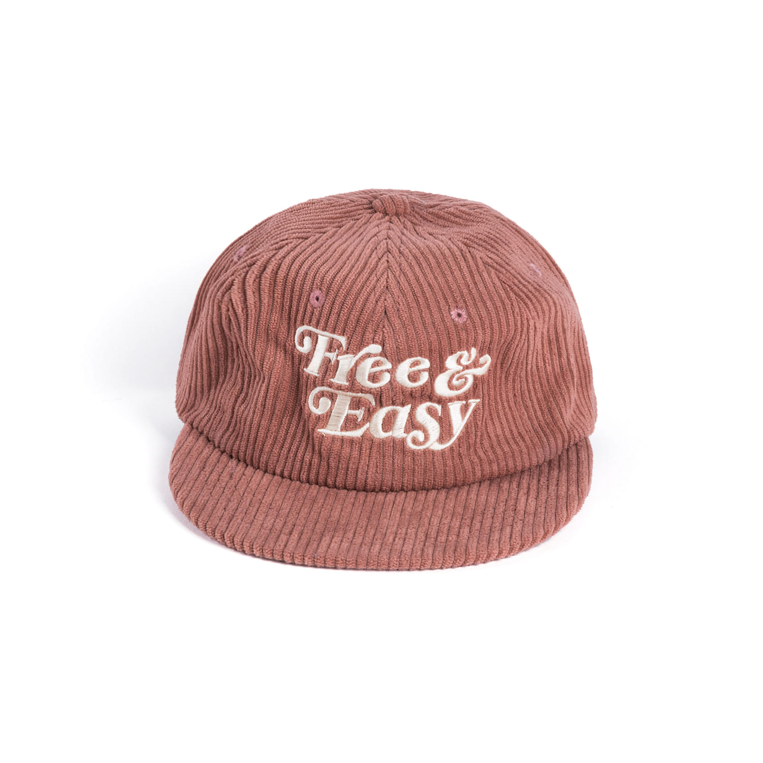 Free &amp; Easy Fat Corduroy Hat &quot;CLAY&quot; 