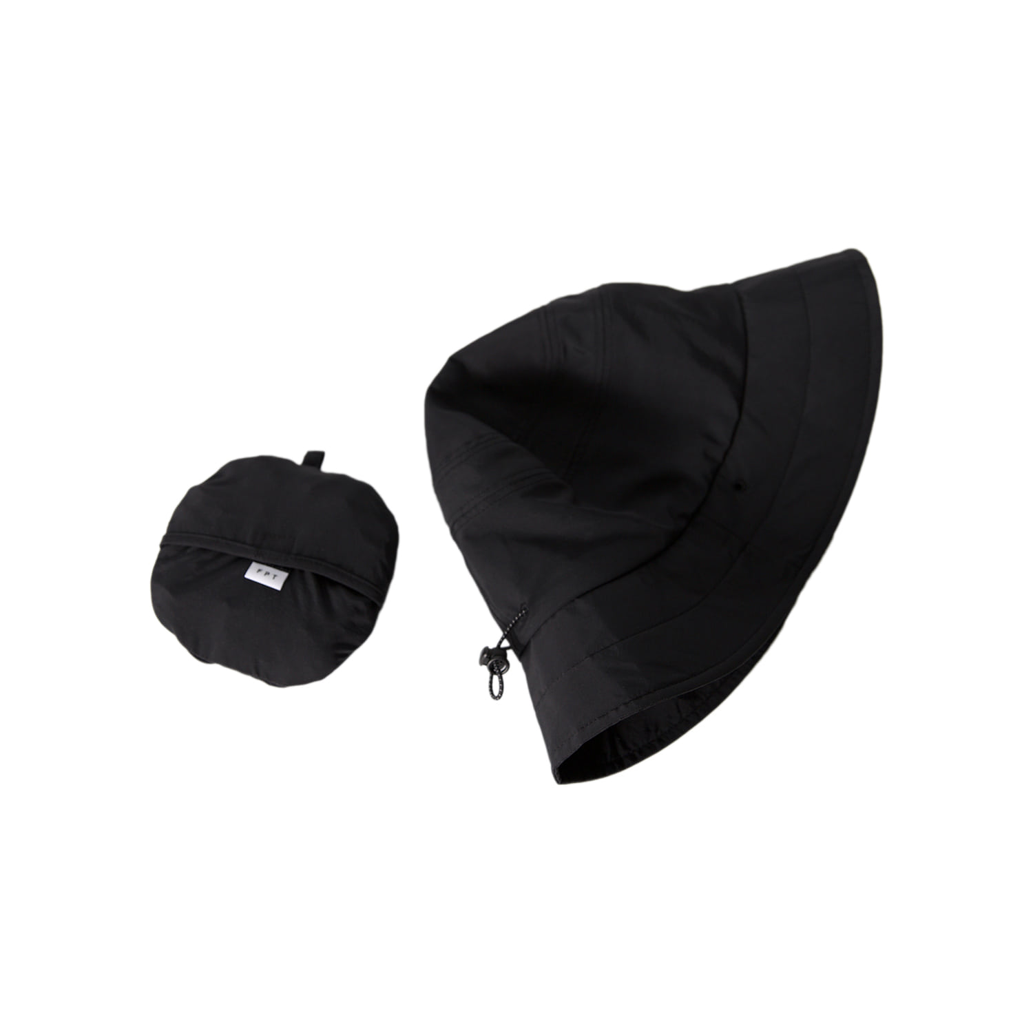 3211 Pocketable Hat O &quot;BLACK&quot;