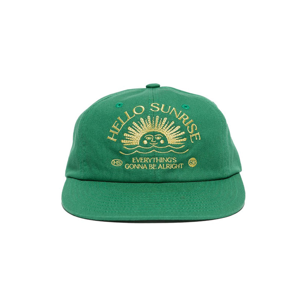 Washed HS Arch Logo 6Panel Cap &quot;GREEN&quot;