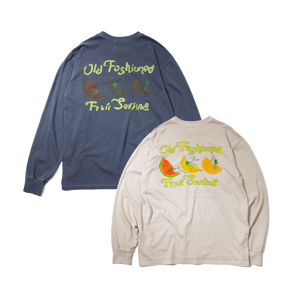 OLD FASHIONED FRUIT SURFING L/S T-SHIRT (2 COLORS)